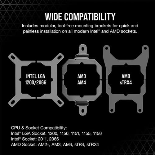 Corsair iCUE H170i Elite Capellix CPU Liquid Cooler (Black)